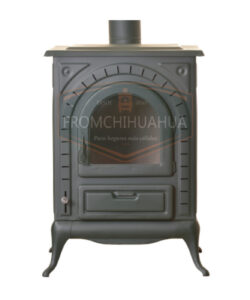 CHIMENEA KCH03 - Puerta con ventana de vidrio templado (Sólo Pintada) ........ Envio GRATIS*