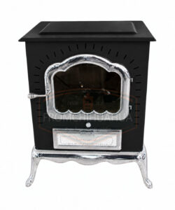 CHIMENEA ACH05 - Ventana de vidrio templado, detalles cromados.......... Envio GRATIS*