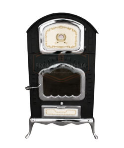 CHIMENEA ACH06 - Horno cocedor - Puerta de Vidrio, Detalles Cromados ......... Envio GRATIS*