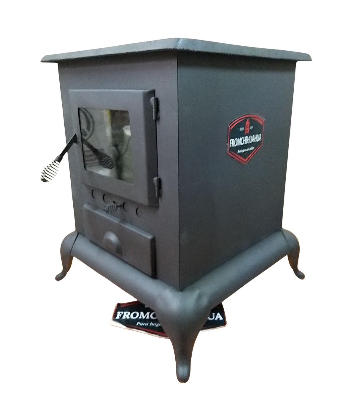 Chimenea CN08 - Cubierta FIERRO VACIADO, Puerta de Vidrio templado, solo pintada ENVIO GRATIS !!* - Image 13
