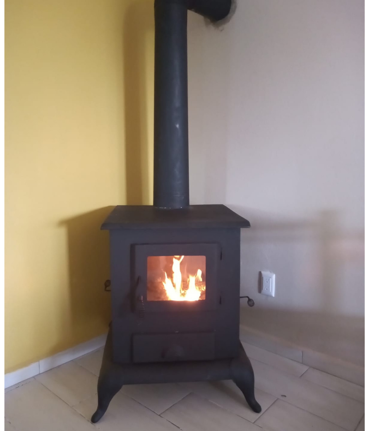 Chimenea CN08 - Cubierta FIERRO VACIADO, Puerta de Vidrio templado, solo pintada ENVIO GRATIS !!* - Image 14
