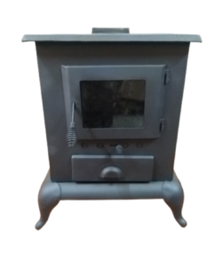 Chimenea CN08 - Cubierta FIERRO VACIADO, Puerta de Vidrio templado, solo pintada ENVIO GRATIS !!*