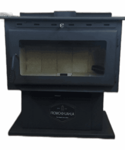 Chimenea DOBLE COMBUSTION  - Cubierta placa de acero 1/4 pulgada, Puerta de Vidrio templado, Ladrillo refractario, solo pintada ENVIO GRATIS !!*  CH2C